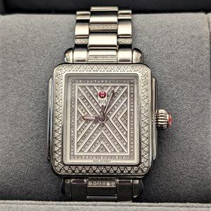 Limited Edition (#252 of 500) Michele Art Deco Diamond Pavé Watch